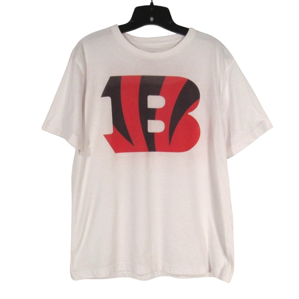Men's CINCINNATI BENGALS Joe Burrow BURREAUX Nickname T-SHIRT/TEE Sz M 38-40